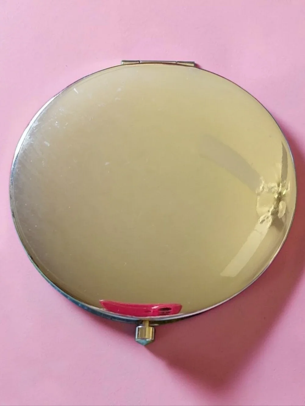 Bright Pink Compact Mirror-Small